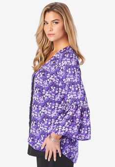 <div>There's nothing more refreshing than an outfit that does the work for you–perfectly coordinated in matching prints and colors, this tank and cardigan</div> Matching Prints, Cardigan Set, Woman Within, Twin Set, Nothing More, Swimsuits For All, Cardigan Tops, Work For You, Sweater Top