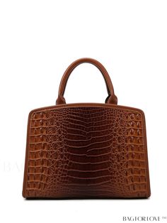 BagForLove - Stylish Crocodile Patterned PU Leather Tote Bag for Women with Large Capacity Product Description Color Brown Type Square Bag Bag Size Medium Closure Type Zipper Material PU Size Chart INCH CM Bag Length Bag Width Bag Height 11.4 inch 4.3 inch 8.7 inch Bag Length Bag Width Bag Height 29 cm 11 cm 22 cm Details Pictures Similar Products h2 { text-align: center; } /* æ¢è¡ */ li{ white-space: normal; word-break: break-all; word-wrap: break-word; } .red-box { width: 100%; display: flex; flex-direction: row; flex-wrap: wrap; justify-content: center; } .red-box > div { width: 190px; height: 250px; margin: 10px; } .red-box > div > a > img { width: 190px; height: 250px; } .size-box { width: 100%; margin: auto; white-space: nowrap; } .table { border-collapse: collapse; border-spacing: Rectangular Leather Bag With Crocodile Pattern, Leather Bags With Crocodile Pattern And Rectangular Shape, Business Satchel With Crocodile Pattern, Office Top Handle Satchel With Crocodile Pattern, Travel Satchel With Crocodile Pattern And Top Handle, Leather Bags With Crocodile Pattern And Double Handle, Travel Shoulder Bag With Double Handle And Crocodile Pattern, Office Crocodile Pattern Top Handle Satchel, Travel Tote Bag With Crocodile Pattern