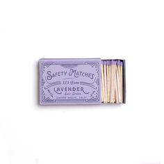 matches are in a box on a white background