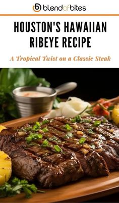 the cover of houston's hawaiian ribeye recipe