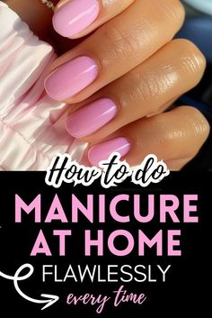 Master the art of the manicure at home with our 5 simple tips that make DIY nails look professionally done! Learn how to do nails at home with easy, step-by-step instructions perfect for beginners. Discover everything from basic prep to DIY gel manicure techniques. Don’t miss out—check out these essential manicure guide tips on our website and achieve that salon-quality look without leaving your house! At Home Manicure Diy, Do Nails At Home, How To Do Manicure, Diy Manicure At Home, Perfect Manicure At Home, Diy Gel Manicure, At Home Manicure, Gel Manicure At Home, Diy Beauty Treatments