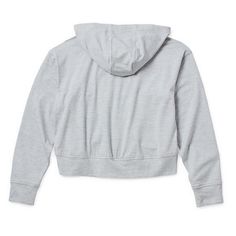 Your little or big girl will love layering up for sports or active days with this super-soft zip hoodie by Xersion. This hooded long-sleeve style is made from stretch-jersey with quick-dry and moisture-wicking properties and it has side pockets. Style it with a tee and leggings. Features: Moisture Wicking, Quick DryClosure Type: ZipperFit: Regular FitNeckline: Hooded NeckPockets: 2 Side Slip PocketsSleeve Length: Long SleeveSleeve Style: Fitted SleeveApparel Length: 17.5 InchesFiber Content: 88… Athletic Heather Hooded Activewear, Sporty Hoodie In Athletic Heather Color, Sporty Athletic Heather Hoodie Top, Sporty Heather Grey Top With Drawstring Hood, Sporty Athletic Heather Hoodie, Athletic Heather Activewear With Drawstring Hood, Athletic Heather Athleisure Activewear With Drawstring Hood, Cozy Fit Hooded Activewear For Athleisure, Cozy Fit Hooded Athleisure Activewear