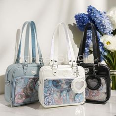 Anime Ita Bag, Pin Display Bag, Crossbody Ita Bag, Ita Bag with Clear Window, Pin Crossbody Bag, Kawaii Ita Bag, Anime Lover Gift 🌟Size: 30cm*23cm*7cm Material: PU leather ✨This messenger bag can perfectly hold all your necessities. The bag has a transparent window panel that you can customize according to your preferences. You can display your pins, pictures, plush toys and other decorations. The shoulder strap is adjustable and can be carried by hand, crossbody or on one shoulder. It is suita Ita Bag Ideas, Itabag Ideas, Pin Display Bag, Ita Bags, Anime Bag, Anime Plush, Pin Display, Ita Bag, Bag Pins