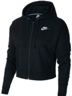 Black Sweatshirt For Sports, Nike Black Hoodie For Fall, Black Sports Sweatshirt For Spring, Black Sweatshirt For Sports In Spring, Nike Black Hooded Top, Women Nike Hoddie, Black Urban Style Sweatshirt, Black Nike Hoodie Woman, Nike Black Hoodie Top