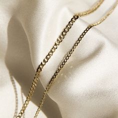 The pure gold necklace equivalent of curbside pickup. Curbside pickup may have become the norm, but this pure 100% recycled gold chain is anything but ordinary. Small enough to stack, with enough statement to stand alone.  Length: 18" or 22" Width: 2.5mm Thickness: 0.5mm Weight: 3.6-4.3g Pure Gold Necklace, Gold Curb Chain, Figaro Chain Necklace, Curb Chain Necklace, Copper Red, The Pure, Recycled Gold, Pure Gold, Gorgeous Necklaces