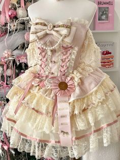 Rose Sweet Tea Lace Marie Antoinette Style Short Dress Set – Heart of Doll Cute Poofy Dresses, Cute Core Fashion, Short Victorian Dress, Rococo Aesthetic Fashion, Short Dress Aesthetic, Victorian Coquette, Baroque Costume, Cute Kawaii Clothes, Marie Antoinette Style