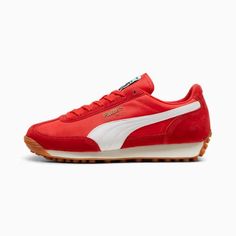 Easy Rider Vintage Sneakers, PUMA Red-PUMA White, extralarge Puma Easy Rider, Fenty X Puma, White Puma, Vintage Sneakers, Puma Cat, Bra Accessories, Sneakers Puma, Black Puma, Easy Rider