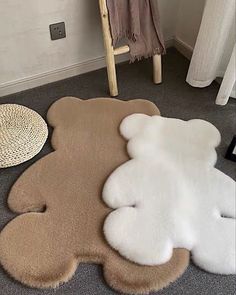 Rug, decor, bedroom, aesthetic Desain Pantry, Bear Rug, Carpet Decor, Fluffy Rug, Plush Rug, Soft Carpet, Cute Room Decor, Soft Rug, Room Inspiration Bedroom