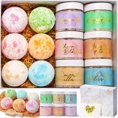 PRICES MAY VARY. 🌸 Luxurious Bath Salt & Bath Bomb Set: Your most serene soak awaits with our set of 6 HANDMADE BATH BOMBS + 6 BATH SALTS, each made with Shea Butter, rigorously tested Essential Oils and moisturizers to leave skin super soft. This set also comes with Hand-Picked Died Rose Petals, Jasmine Flowers, Eucalyptus Leaves, Peppermint Leaves, Lavender Flowers that are Naturally Air-Dried to retain their botanical aroma—the perfect addition to your relaxing bath. 🌸 Luxury Ingredients: E Bath Gift Basket, Mothers Day Spa, Salt Bath, Gift Box For Men, Flower Fragrance, Spa Gift Basket, Essential Oils Bath, Bath Gift Set, Aromatherapy Gifts