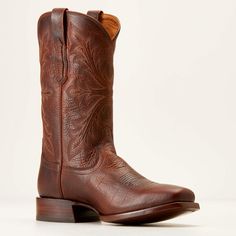 Bench Made Stilwell Cowboy Boot | Ariat Rustic Round Toe Boots For Ranch, Rustic Moc Toe Boots For Ranch, Rustic Ranch Boots With Moc Toe, Rustic Ranch Boots With Leather Lining, Rustic Leather Sole Moc Toe Boots, Rustic Ranch Boots With Snip Toe, Western Boots With Goodyear Welt Construction And Round Toe, Goodyear Welted Moc Toe Boots For Ranch, Rugged Boots For Western-themed Events With Plain Toe