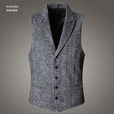 Brand Name: Voguable?Gender: MENModel Number: M51Item Type: VestsStyle: England StyleFabric Type: HerringboneMaterial: WoolMaterial: COTTON Double Breasted Vest Men, Suit Vest Men, Grey Suit Vest, Dress Suit Vest, Men Suits Wedding, Men's British Style, Vest Suit, Double Breasted Vest, Wool Waistcoat