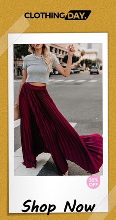 Pleated Maxi Skirts Chic Non-stretch Pleated Maxi Skirt, Chic Non-stretch Lined Maxi Skirt, Pleated Maxi Skirt For Summer Night Out, Trendy Lined Maxi Skirt For Night Out, Casual Pleated Maxi Skirt For Night Out, Trendy Fitted Long Pleated Skirt, Trendy Long Fitted Pleated Skirt, Stretch Pleated Maxi Skirt For Day Out, Trendy Flowy Pleated Maxi Skirt