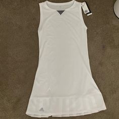 Adidas, Size Small, Never Been Worn, Perfect Condition, Tags Attached Adidas Tennis Dress, Adidas Dress, Adidas Tennis, Adidas White, Tennis Dress, White Adidas, Adidas Women, Tennis, Colorful Dresses