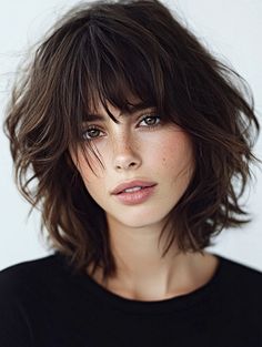 30 Trendy Shag Haircuts for Women to Rock in 2024 – leilagrace.com Low Maintenance Haircut For Fine Hair, Framing Bangs, Haircuts For Medium Length Hair, Short Shag Haircuts, Gorgeous Gray Hair, Mullet Haircut