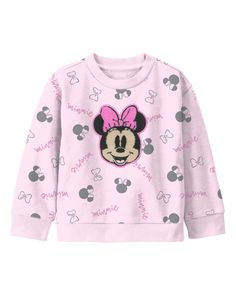 Her and Minnie, her fave, on this super soft pullover, complete with a special chenille patch on the front. Chenille Patch, Pink Pink, Girls Sweaters, Cozy Fashion, Shop Clothing, Sweater Hoodie, Toddler Girl, Minnie Mouse, New Look