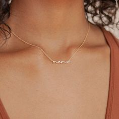 Delicate Custom Name Necklaces For Everyday, Delicate Everyday Custom Name Necklaces, Delicate Name Necklace For Everyday, Delicate Everyday Name Necklace, Delicate Chain Rose Gold Name Necklace, Rose Gold Name Necklace With Delicate Chain, Dainty Everyday Name Necklaces, Dainty Name Necklace For Everyday, Dainty Everyday Necklaces With Names