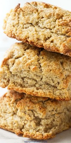 These flaky and tender buttermilk barley biscuits are made entirely with whole-grain barley flour! It gives the rustic biscuits a coarse texture and nutty flavor that tastes extra hearty and filling. We love one of these warm barley biscuits with a smear of butter and a drizzle of honey. It’s the most delicious side or snack any time of the day!