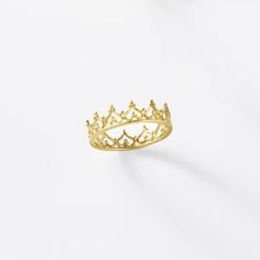 Ross-Simons - 14kt Yellow Gold Royal Crown Ring Size 6. Add this regal ring to your collection! Shining in polished 14kt yellow gold, it's a style fit for a princess. You'll want to wear it every day! 1/4" wide. 14kt yellow gold royal crown ring. Regal Gold Jewelry With Crown Design, Elegant Formal Jewelry With Tall Crown, Elegant Gold Stackable Princess Cut Rings, Elegant Gold Princess Cut Stackable Rings, Luxury Gold Rings With Crown Design, Heirloom Princess Cut Gold Jewelry, Regal Gold Rings For Formal Occasions, Luxury Yellow Gold Rings With Crown Design, Classic Gold Rings With Crown Design