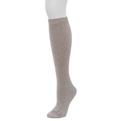 Keep warm and cozy wearing these Women's Cuddl Duds® Plushfill Seedstitch Cable Spacedye Knee High Socks.Click on this WOMEN'S GUIDE to find the perfect fit and more! Keep warm and cozy wearing these Women's Cuddl Duds® Plushfill Seedstitch Cable Spacedye Knee High Socks. Click on this WOMEN'S GUIDE to find the perfect fit and more! FEATURES 1 pair Knee high Plushfill yarns are specially engineered for comfortFABRIC & CARE Polyester, spandex Machine wash Imported Size: 9-11. Color: Simply Taupe. Casual Warm Knee-high Socks, Cozy Warm Solid Color Socks, Cozy Comfortable Knee-high Socks, Comfortable Cozy Knee-high Socks, Warm Casual Socks With Cozy Fit, Warm Comfortable Casual Socks, Warm Cozy Fit Casual Socks, Soft Knee-high Socks, Comfy Cozy Fit Socks For Fall