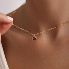 Welcome to the magical world of PKJewelry Birthstone Necklace Birhstone Heart Necklace is perfect as a special gift for her. This Minimalist Love Necklace is a great choice as a gift for Mother's Day, Birthday, Anniversary, Valentine's Day, Christmas. High quality personalized necklace is specially prepared for you with great care. The gold plating on it is much thicker than other platings. Therefore, it is a nice gift to be used for a long time. Our products do not tarnish and are anti-allergic. - Our chains are sent with 16 inch and 2 inch extension chain. You can adjust it to the size you want. If you want it shorter or longer, please contact us.   All Our Birthstone Necklace  https://www.etsy.com/shop/PKJewelryNecklace?ref=shop-header-name&listing_id=1794870106&from_page=listing&search Special Gifts For Her, Necklace Love, Necklace Minimalist, Tiny Heart, Wedding Jewellery Necklace, Love Necklace, Birthstone Necklace, Personalized Necklace, Elegant Jewelry