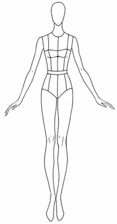 a woman's body is shown in the shape of a mannequin