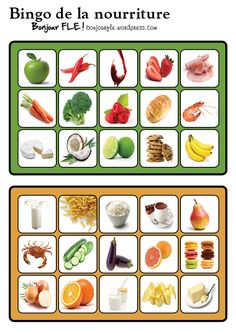 a poster with pictures of different fruits and vegetables