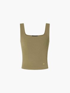 MO&Co. Women's Square Neck Fitted Vest Top This tank top is an elevated essential that works well on its own or part of a layered look. Offered in multiple hues, it's made from a stretchy, comfortable fine knit and has a square collar design. Features : - Slim, stretchy knit fit- Metal logo decorations at the hem- Square collar, sleeveless Code: MBD2VETT52The back length of size S is 54.5cmMATERIALS & CARE Material: 46.6% Viscose 30.3% Polyamide 20% Polyester 3.1% SpandexREMINDER: All items are measured manually. Please note that it's reasonable that there might be minor measurement differences (1-2cm) on some items. Wardrobe Change, Fitted Vest, Collar Designs, Metal Logo, Vest Top, Layered Look, Metallic Logo, Top Dress, Cropped Tank Top