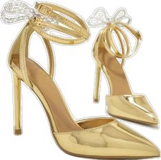 Metallic Heels With 4-inch Heel For Gala, Chic Silver Heels With Wrapped Heel, Elegant Shiny Silver Heels, Metallic Shiny Heels For Formal Occasions, Formal Metallic Ankle Strap Heels, Metallic Ankle Strap Heels For Formal Occasions, Formal Shiny Heels With Pointed Toe, Glamorous Shiny Heels With Pointed Toe, Elegant 4-inch Heels For Party Season