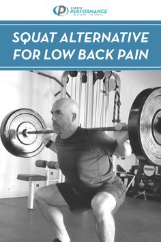 There’s nothing like throwing a bunch of weight on the bar and challenging your true strength with squats, but what if you’re struggling with lower back pain?  I’ve personally been there and know exactly what you’re going through, which is why I’ve put together this coaching on the best squat alternative for low back pain. | Squat Alternative For Bad Back | Squat Alternatives | Barbell Squat Alternative | Low Back Pain Relief |