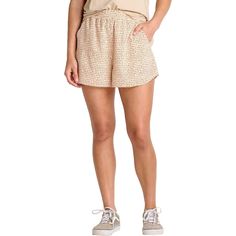 Whether you're playing in the surf of just a spirited game of flip cup, these shorts are down with getting a little (or a lot) wet. This summer staple boasts a relaxed fit, smocked waistband and secure zip pocket. Casual Shorts For Warm Weather, Summer Leisure Pajama Shorts With Elastic Waistband, Casual Bottoms With Elastic Waistband For Warm Weather, Beige Leisure Shorts For Summer, Casual Bottoms For Warm Weather Day Out, Casual Pajama Shorts For The Beach, Sporty Bottoms For Summer Day Out, Casual Pajama Shorts, Casual White Shorts For Warm Weather