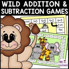 the wild addition and subtraction games