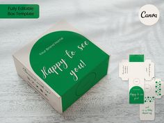 an open box with a happy for you card inside