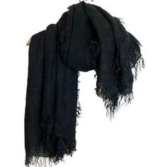 Renee's Nyc Accessories Scarves Women's Black Fringe Neck Warmer Oversize Rectangle Scarf One Size New Without Tag Soft, Warm Scarf In An Over Size Solid Pattern Design With Fringe Edges. A Lovey Winter Accessory To Complete Any Outfit. Perfect Holiday Gift For Women Of All Ages. Classic Style Fringe Scarf Soft Fabric Rectangle Scarf Materials: 100% Acrylic #Blackscarf #Womenscarf #Fringescarf Red Shawl, Red Chiffon, Scarf Material, Grey Scarf, Dressy Fashion, Pink Scarves, Over Size, Black Scarf, Fringe Scarf