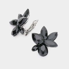 Marquise Teardrop Jet Black Cluster Clip on Evening EarringsItem: Clip On Earrings Vendor: Sparkle ArmandColor: Jet Black Size: 1" X 1.25" (Inches) Fastening: Clip OnStyle: Cluster Metal: Alloy, Lead & Nickle Free Material: Crystals Theme: Bridal, Evening, Prom, Pageant All Measurements Are Approximate. Sold As One Pair Of Earrings Eyeball Earrings, Pink Halo, Evening Earrings, Patina Earrings, Butterfly Wing Earrings, Printed Jewelry, Beaded Drop Earrings, Sparkle Earrings, Metal Earrings