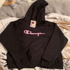 Nwt Size Large Sold Out On Amazon And No Longer Available On The Champion Website Make An Offer!! Needs To Go Blue Champion Hoodie, Black Champion Hoodie, Black Hoodie Women, Champion Jacket, Navy Hoodie, Hoodie Jumper, Champion Sweatshirt, Champion Hoodie, Boys Hoodies