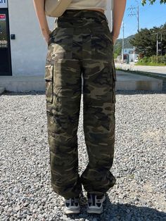 Introducing the Camo Print Cargo Pant, a must-have addition to your wardrobe for those who love a touch of rugged style. These pants feature a classic camouflage print, giving you an edgy and trendy look. With their cargo pockets, you'll have ample storage space for your essentials while adding a functional and utilitarian element to your outfit. Specification: Style: Casual Pattern Type: Camo Type: Cargo Pants Details: Button, Pocket, Zipper Waist Line: Drop Waist Length: Long Fit Type: Skinny Camouflage Wide Leg Cargo Bottoms, Camouflage Pants With Pockets For Outdoor Activities, Camouflage Wide Leg Bottoms With Multiple Pockets, Camouflage Straight Leg Parachute Pants With Side Pockets, Wide Leg Camouflage Bottoms With Multiple Pockets, Camouflage Straight Leg Pants With Multiple Pockets, Grunge Style Cargo Jeans With Pockets For Fall, Straight Leg Camouflage Pants With Multiple Pockets, Camouflage Wide-leg Bottoms With Multiple Pockets