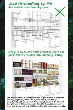 illustrations of visual merchandising tips that help with store displays. Retail Store Design Boutiques, Retail Store Layout, Store Design Boutique, Visual Merchandising Displays, Store Layout, Jewelry Displays, Market Displays