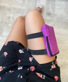 "*Handmade Leg Bag *Cotton, vegan leather with 2 adjustable elastic strap. *Pocket Dimensions: Height: 16,5 cm Width: 10,5 cm Thickness: 3 cm. *US Sizing (in inches): These sizes are based on your thigh measurements S: adjust to fit thigh sizes 15\" -18 \" M: adjust to fit thigh sizes 18.5\" - 25\" L: adjust to fit thigh sizes 25.5\"- 30\" *Spot clean and hand wash with cold water. *The Leg Bag is perfect for running, travelers, festivals, bike rids and also for everyone who needs to use their h Leg Pouch, Harness Bag, Catheter Bag, Thigh Holster, Thigh Bag, Thigh Harness, Leg Harness, Leg Garter, Leg Bag