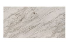 a white marble counter top with grey veining