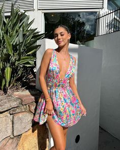 Floral Mini Dress We have the perfect mini dress for you! Pop on this show stopping fit with some heels and be ready to turn heads - this dress is gorg! Flirty Mini Dress, Sundress Style Mini Dress For Day Out, Flirty Mini Dress With Mini Hem For Day Out, Day Out Sundress With Mini Hem, Sundress Mini Dress For Brunch, Brunch Sundress Mini Dress, Spring Vacation Mini Dress With Mini Hem, Flirty Backless Mini Dress For Brunch, Summer Mini Dress With Mini Hem For Day Out