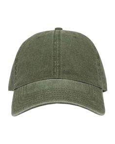 Pigment-Dyed Cap - LIGHT OLIVE GREEN - ADJUSTABLE | The Game Men's Pigment-Dyed Cap in Light Olive Green Size Adjustable | Cotton Olive Green Hat, Hats Baseball Caps, Light Olive Green, Hats Baseball, Green Hat, Hat Baseball, Tie Dyed, Baseball Caps, Hats For Men