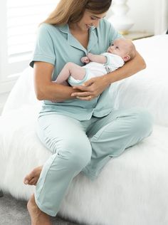 Maternity & Nursing Button Front Pajama Set in Sage – Angel Maternity USA Comfortable Nursing-friendly Sleepwear, Nursing Friendly Cotton Sleepwear, Cotton Nursing Friendly Sleepwear, Cotton Nursing-friendly Sleepwear For Maternity, Cotton Nursing Friendly Sleepwear For Maternity, Cotton Maternity Sleepwear Nursing Friendly, Casual Maternity Nursing-friendly Sleepwear, Comfy Pyjamas, Nursing Pajama Set