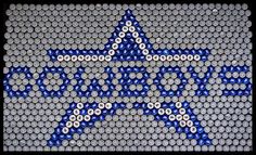 an image of a bottle cap sign made out of beer caps with the word star on it