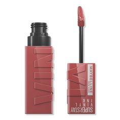 Cheeky Super Stay Vinyl Ink Liquid Lipcolor - Maybelline | Ulta Beauty Best Brown Lipstick, Maybelline Super Stay Vinyl Ink, Maybelline Superstay Vinyl Ink, Superstay Maybelline, Parfum Givenchy, Maybelline Lipstick, Vegan Art, Maybelline Superstay, Maybelline Makeup