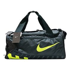 Nike Large Capacity Sports Dark Green Shoulder Bag BA5183-364 (Shoulder Bags) Functional Green Bag With Top Carry Handle, Green Functional Bag With Top Carry Handle, Black Casual Bag For Sports Events, Casual Black Bag For Sports Events, Green Sporty Bag For Daily Use, Sporty Green Bag For Daily Use, Sporty Green Shoulder Bag For Outdoor Activities, Sporty Green Rectangular Shoulder Bag, Green Casual Duffle Bag For Outdoor Activities