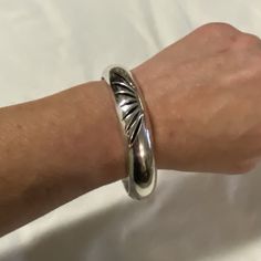 As pictured.  Message with any questions Sterling Silver Bangle, Sterling Silver Bangles, Silver Bangle, Silver Bangles, Vintage Sterling Silver, Cuff Bracelets, Piercings, Jewelry Bracelets, Etsy Accessories