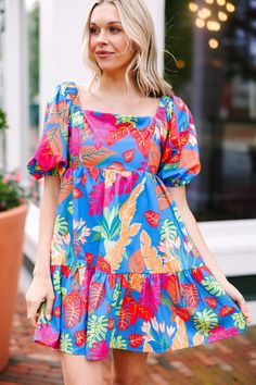 shop the mint, boutique clothing for women, trendy online boutique Ss25 Prints, Money Dress, Colorful Dress, Preppy Dresses, Floral Cocktail Dress, Blue Floral Dress, Black Tie Dress, Long Sleeve Outerwear, Clothes Pattern