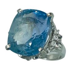 Antique 14.53 Carat Cushion Burma Sapphire Pastel Blue No Heat Platinum Ring For Sale at 1stDibs Luxury Blue Topaz Ring In Platinum, Platinum Blue Topaz Ring With Diamond Accents, Blue Topaz Ring In Platinum, Formal Blue Sapphire Platinum Ring, Blue Topaz Ring With Diamond Accents In Platinum, Formal Light Blue Topaz Ring, Luxury Blue Sapphire Ring For Formal Occasions, Blue Topaz Ring With Accent Stones In Platinum, Blue Diamond Ring For Evening