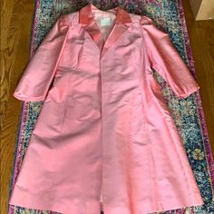 Gorgeous Long Silk Jacket. Material Is Fabulous. 39’ Long From Shoulder To Hem Silk Jacket, Suit Jackets, Blazer Suit, Suit Jacket, Jackets & Coats, Jackets For Women, Silk, Pink, Women Shopping