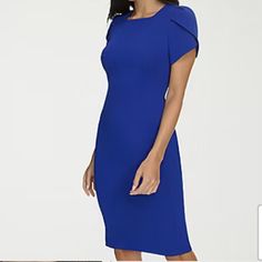 Beautiful Royal Blue Dress In Excellent New Condition. Perfect For Work Or Special Occasion. Fabric Has Elasticity Which Makes It Flexible And Comfortable To Your Body. Length: 39” Inches From Shoulder To Bottom Hem Calvin Klein Blue Dress, Royal Blue Dress, Klein Blue, Calvin Klein Dress, Calvin Klein Dresses, Size 6 Dress, Womens Calvin Klein, Blue Dress, Blue Dresses